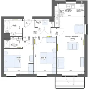 Roe Wood Park Hawk Floor plan