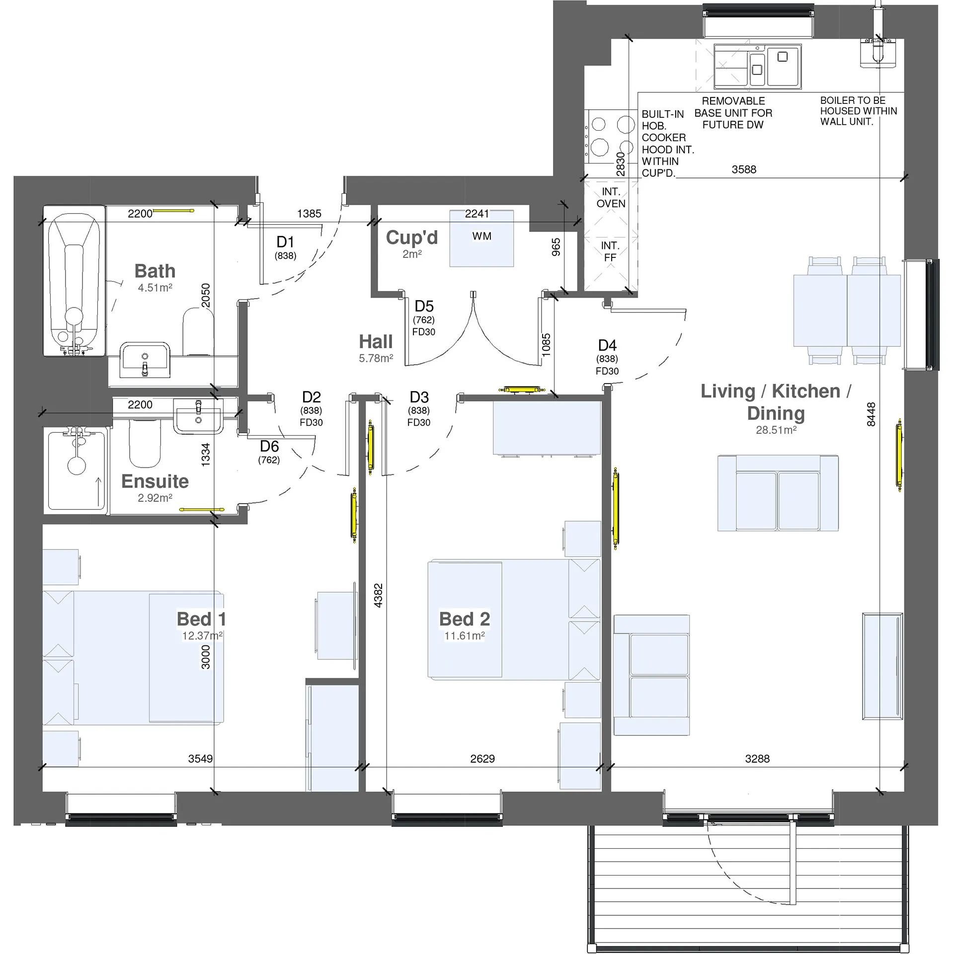 Roe Wood Park Hawk Floor plan